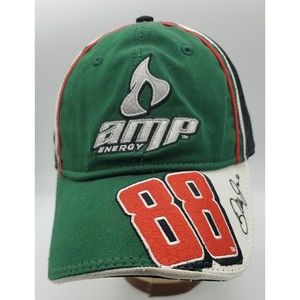 NASCAR Dale Earnhardt Jr #88 Amp Energy Chase Authentics Green Strapback Hat